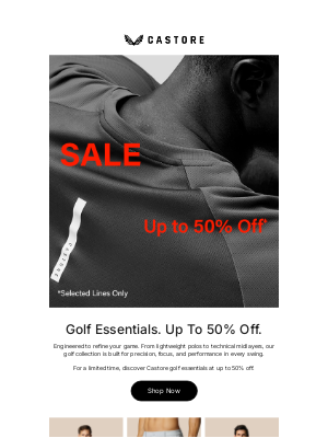 Castore - Sale | Golf Essentials