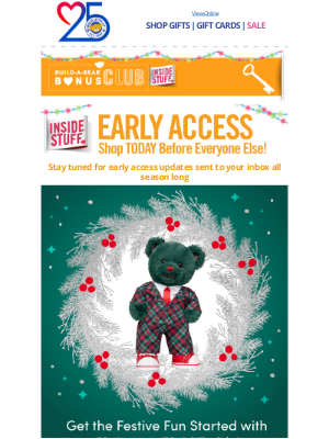 Build-A-Bear Workshop - Bonus Club ALERT: Early Access Today Only!