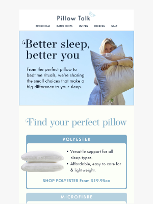 Pillow Talk (Australia) - Sleep better, starting tonight 🌙