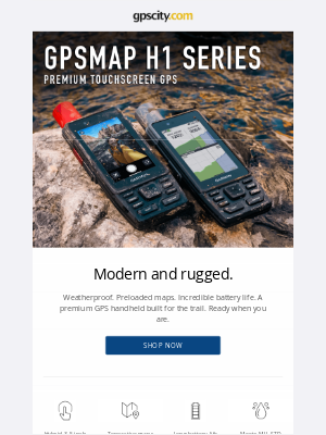 GPS City - New Garmin H1 Series Premium Handheld
