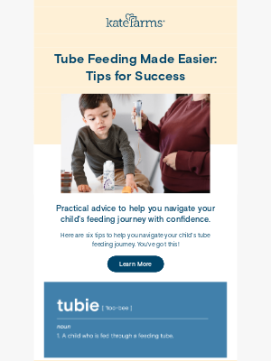 Kate Farms - Your child’s doctor has recommended tube feeding, what next?