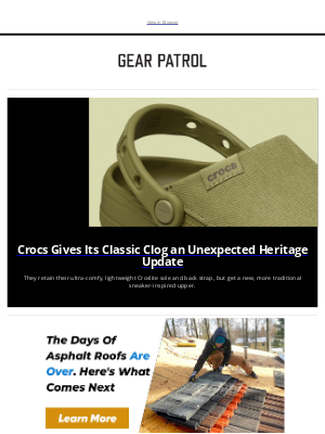 Gear Patrol - Crocs Just Gave Its Clog an Unexpected Heritage Makeover