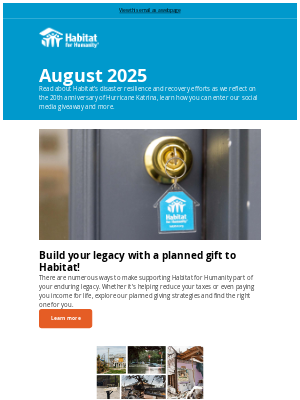Habitat for Humanity - Share your volunteer story to win!