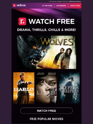 Redbox - WATCH FREE ➡️ DRAMA, THRILLS, CHILLS & MORE!