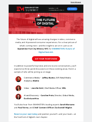 Insider Intelligence - [NYC Event] Peer Into the Future of Video, AI and Commerce Media