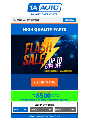 1A Auto Parts - ⚡ Flash Sale!