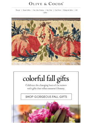 Olive & Cocoa - 💐 Add Color to Your Fall Celebrations 🎉