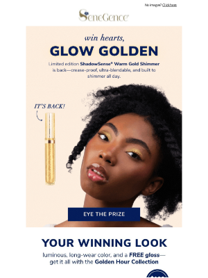 Senegence (Australia) - Strike Gold with this Winning Look ⚡😘