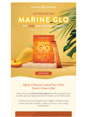 Nature's Sunshine - Introducing Marine Glo Collagen