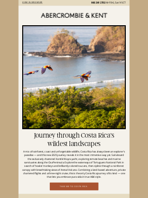 Abercrombie & Kent - A wild new way to explore Costa Rica