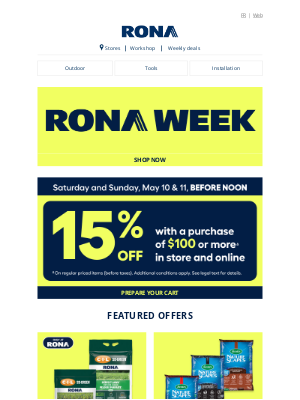 Lowes Canada - Saturdays savings are here💸