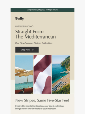 Buffy - Can't Miss: New Resort Summer Stripes Duvet Covers
