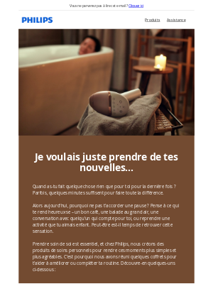 Philips - T’es-tu accordé un moment pour toi aujourd’hui ? 💆🏻‍♀️