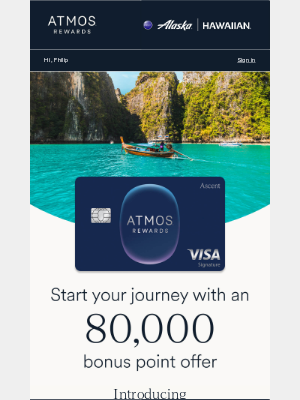 Alaska Airlines - Earn 80,000 bonus points + $99 Companion Fare