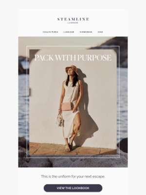 Steamline Luggage - Lookbook: The Summer Uniform