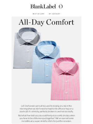 Blank Label - Easy Breezy Lightweight Stretch Shirting