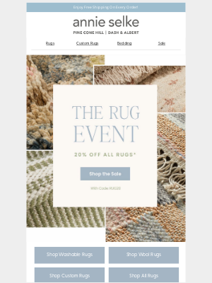Annie Selke - Rugs You Love, 20% Less
