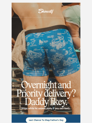 Shinesty - your last chance for father’s day gifts