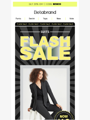 Betabrand - FLASH SALE: $49 Suiting Ends Tonight