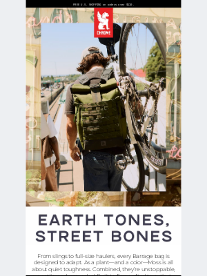 Chrome Industries - EARTH TONES, STREET BONES