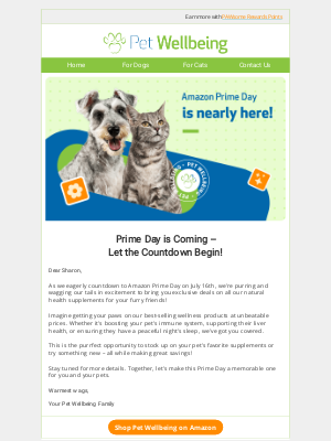 Pet Wellbeing - Get Ready for Pawsome Deals This Prime Day!