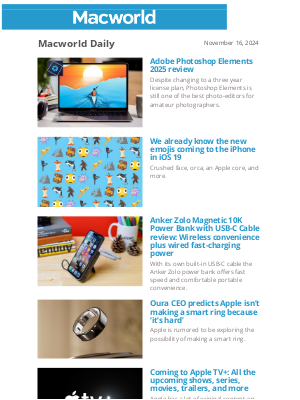 Macworld - Adobe Photoshop Elements 2025 review