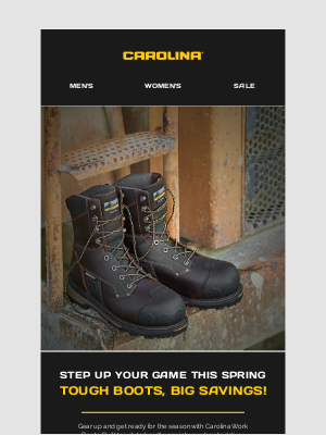 Carolina Work Boots - Unmatched Comfort, Unbeatable Prices on Boots!