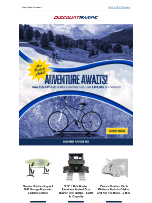Discount Ramps - ☀️ Outdoor Must-Haves for Your Summer Adventures