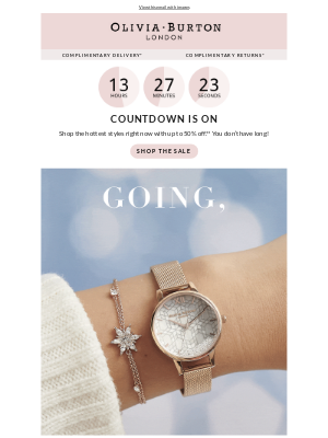 Olivia Burton - LAST CHANCE for the Summer Sale