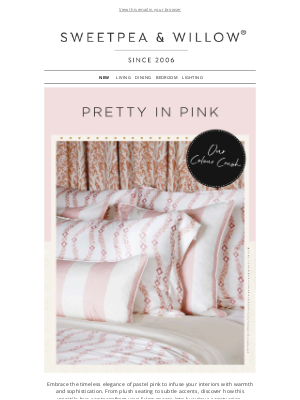 Sweetpea & Willow - Blush Beauty: Embrace Pastel Pink Luxury