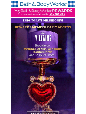last day—join Rewards for Disney Villains early access!