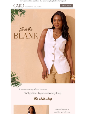 Cato Fashions - These solid favorites are getting rave reviews.
