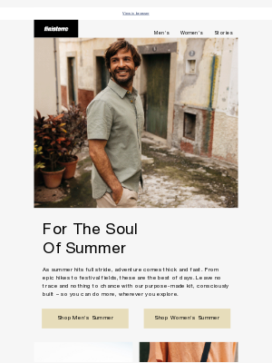 Finisterre - Festival Gear For The Soul Of Summer