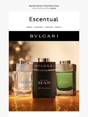 Escentual - Refined Gift Ideas From BVLGARI