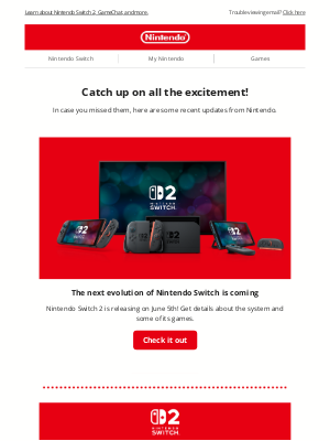 Nintendo - Catch up on exciting Nintendo news!