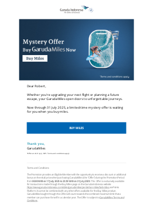 Garuda Indonesia - 🎁 A GarudaMiles Surprise Awaits.