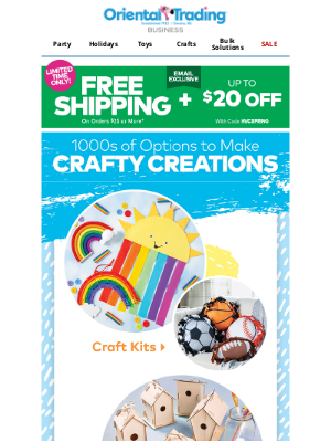 Oriental Trading Company - Crafty Creations for Less ☀️