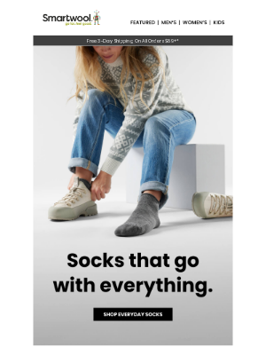 Smartwool - Merino socks that match your everyday vibe