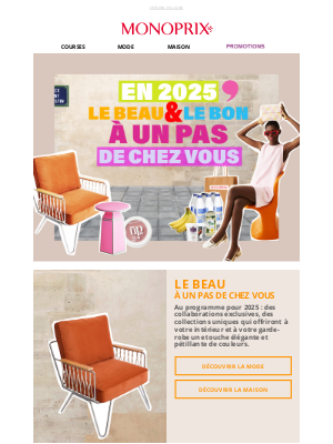 Monoprix (France) - Nos meilleurs vœux et de belles surprises pour 2025 🎉