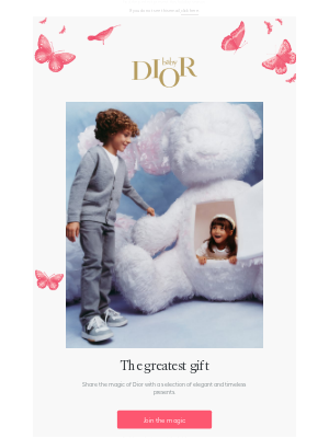 Dior - A magical gift from Baby Dior