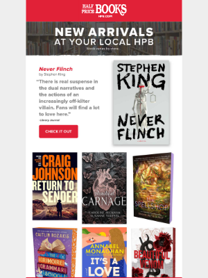 Half Price Books - New at HPB: Thrills, Chills, & True Love