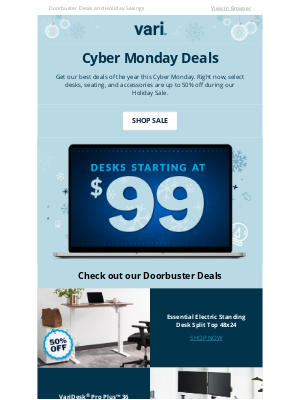 varidesk cyber monday