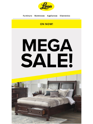 Leon's (Canada) - Did you hear? 👀 It’s a Mega Sale! ✨