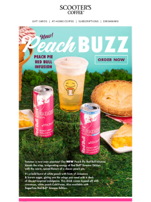 Scooter's Coffee - Summer is now even peachier! 🍑🍑🍑