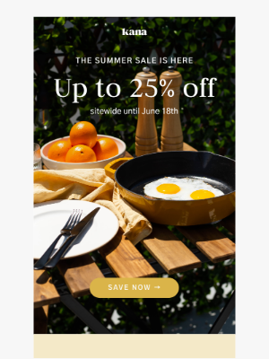 Kana Lifestyle - Just In: Summer Sale Starts Now  🍉