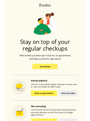Zocdoc - Stay on top of your health