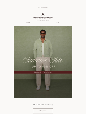 Mani̬re De Voir - Summer Sale Ends Today