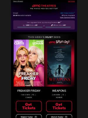 AMC Theatres - Leo, Your Weekly Ticket Is Here