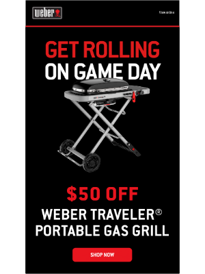 Weber - $50 off Weber Traveler® Portable Gas Grills