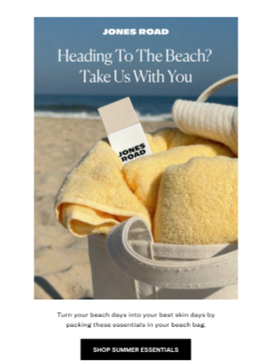 Jones Road Beauty - Pack a Beach Bag With Us